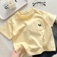 thumbnail image 4 of Wxolcjlv Baby Boys Summer Horse Print Tee Casual O Neck Short Sleeve T Shirt with Pocket, 4 of 4