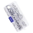 Snap Fastener Kit Stainless Steel Canvas Boat Cover Button Metal Screw