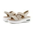 thumbnail image 3 of Pennysue Women's Summer Off-White Strap Elastic Air Cushion Sports Sandals Size 8, 3 of 7