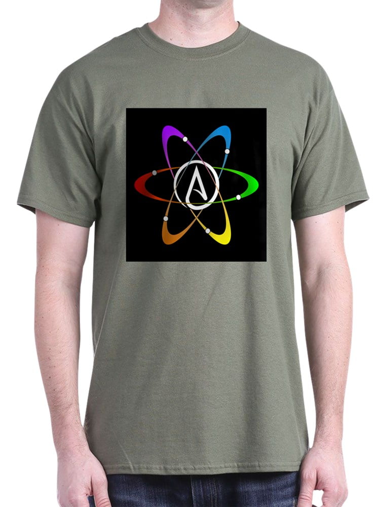 CafePress - CafePress - Atheist Atom Symbol T Shirt - 100% Cotton T ...