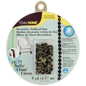 Dritz Home 44286 Smooth Decorative Nailhead Trim 7 16 Inch X 5