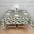 thumbnail image 3 of Halloween Square Tablecloth 52x52in(132x132cm) – Waterproof Polyester Printed Table Cover, Wrinkle Resistant & Washable for Kitchen Dining Picnic Party Decor, Pattern-V5-70, White, 3 of 6