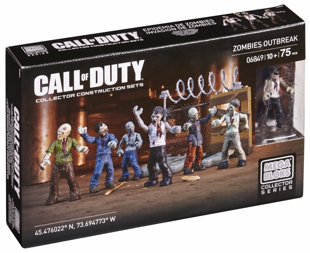 Mega Bloks Call of Duty Collector Sets 06849 Zombies Outbreak 75 Pcs 2014 for sale online 