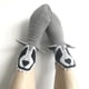 thumbnail image 2 of Gray Calcetines de piso novedosos con dibujos de perros y animales en 3d, calcetines divertidos informales para equipo, calcetines cálidos de tubo medio para otoño e invierno, 2 of 5