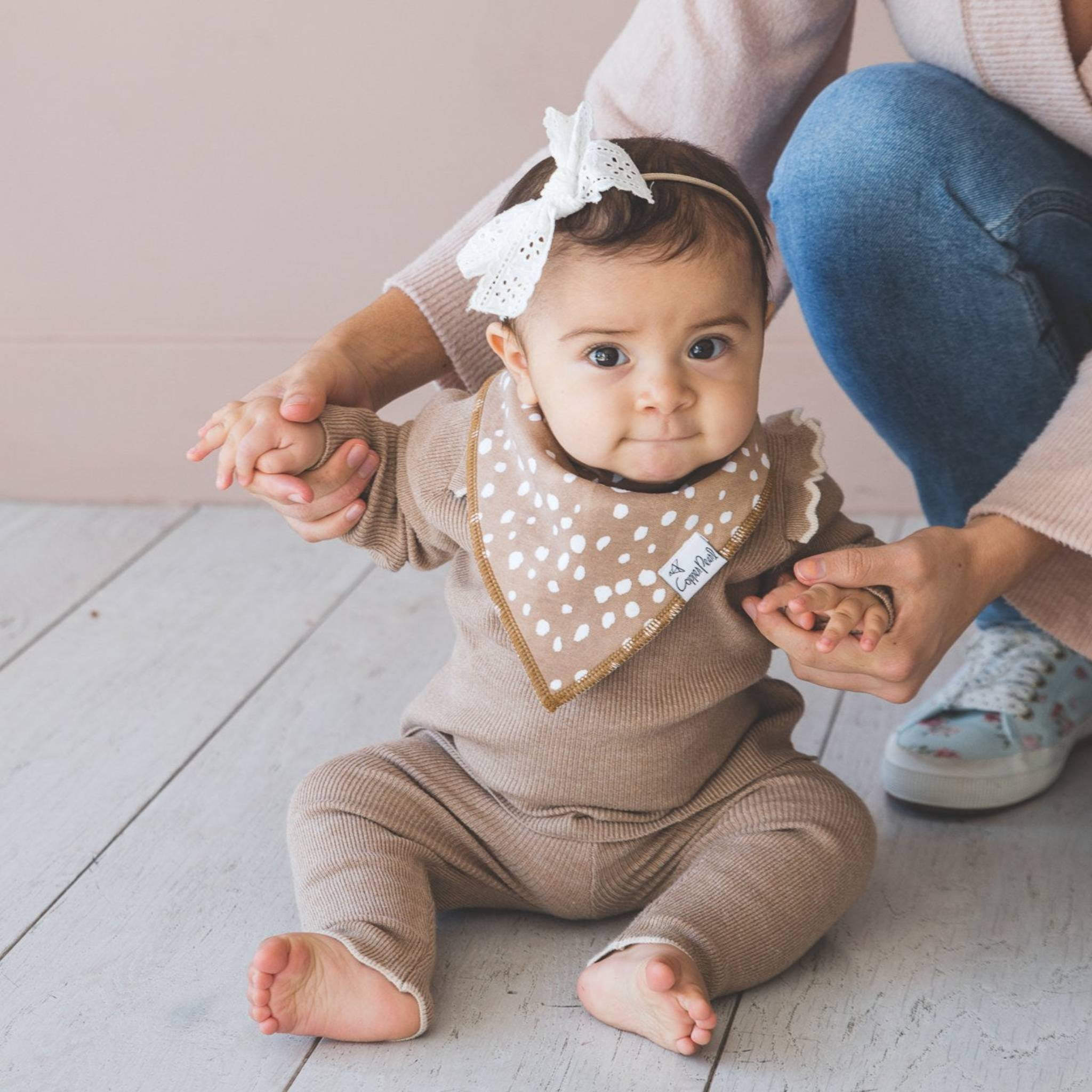 Copper Pearl Bandana Bibs- Autumn