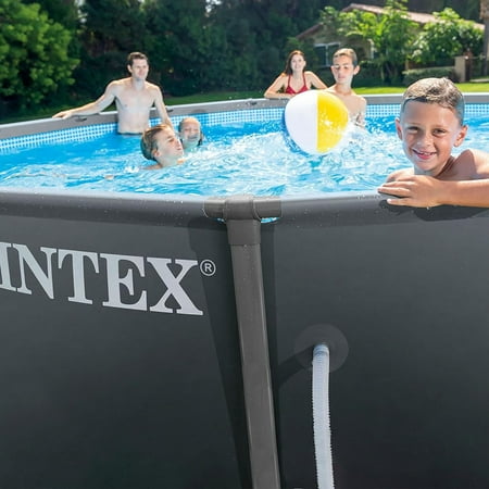 Intex - Frame Above Ground Pool Set w/ Pump