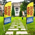 QSUM 11FT Open House Swooper Feather Flag Sign, Business Advertising ...