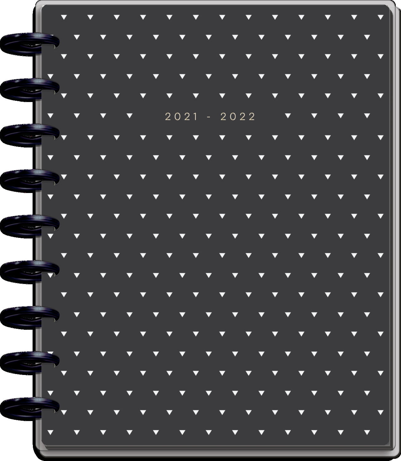 The Happy Planner Black and White Classic 18 Month Planner, July 2021 - December 2022