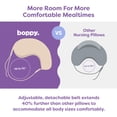 thumbnail image 6 of Boppy Uplift Nursing Pillow - Wedge Bottle & Breastfeeding Pillow to Reduce Spit-Up and Reflux Symptoms, with Body-Inclusive Opening And Adjustable Belt - Pink Frost Floral, 6 of 9