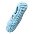 thumbnail image 3 of Stitch Women's Knit Slipper Socks with Embroidery, 1-Pack, Size 7-9.5, 3 of 8