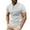White, variant on HomeDM Mens Summer Henley Shirts, Lightweight Workout Muscle Gym T-Shirt Athletic Button Short Sleeve Solid Color Basic Tees, Navy