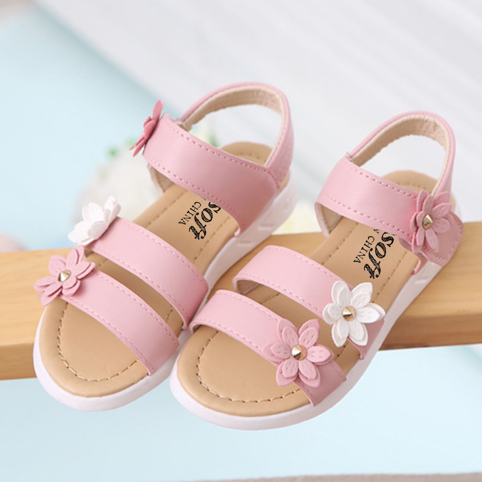 Toddler Girls Shoes Non Slip Sandals Kids Rubber Baby Sandals