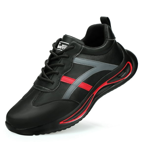 AUXDIQ Work Shoes Men Women Breathable Steel Toe Cap Industrial Trainers Lightweight Construction Sneakers Sport Shoes