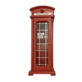 thumbnail image 4 of Mini Phone Booth Model Miniature Phone Booth Toy House Decor Photography Prop (Red), 4 of 7