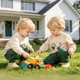 thumbnail image 2 of xaweyi Toddler Baby Boy Clothes Crewneck Fall Boy Winter Outfits Sweatshirt Long Sleeve Pants Clothes Set,Sizes 2-3 Years, 2 of 8
