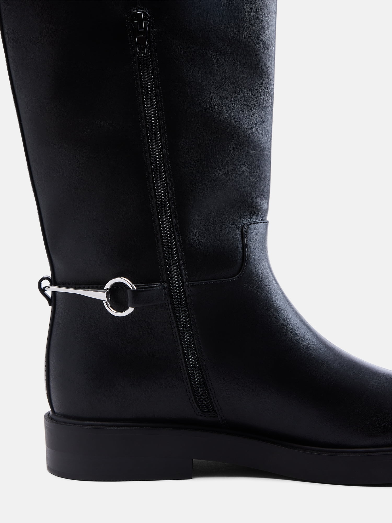 Scenario Women's Tall Faux Leather Riding Boots