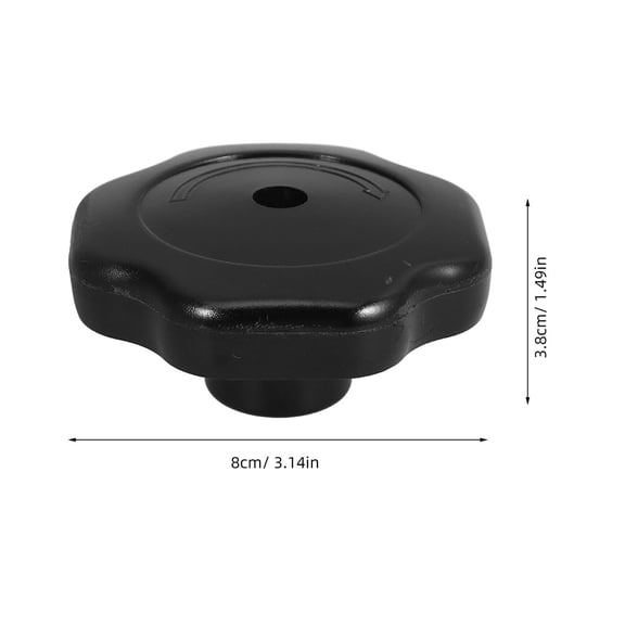 Hemoton 3-Piece Pressure Cooker Handle Set with Black Lids Replacement Pot Handles and Easy to Install