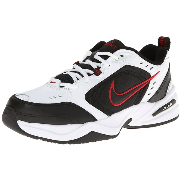 Nike Men S Nike Air Monarch Iv 4e Training Shoe White Black Size 15 Wide 4e Walmart Com Walmart Com