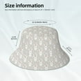 thumbnail image 5 of Kdxio Reflective Bucket Hat - Rabbit And Heart Print Bucket Hat for Men,Women, 5 of 9