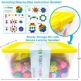 thumbnail image 4 of GFDYREE Brain Flakes 2500 Piece Build 'n' Build Kit - A Creative and Educational Alternative to Building Blocks - Wheel Pieces and Special Parts Included - A Great Stem Toy for Both Boys and, 4 of 7