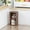 Brown-2, variant on ALISENED 4 Cube Tall Skinny Bookcase, Narrow Organizer Shelf, Wood Corner Bookshelf, Storage Shelves