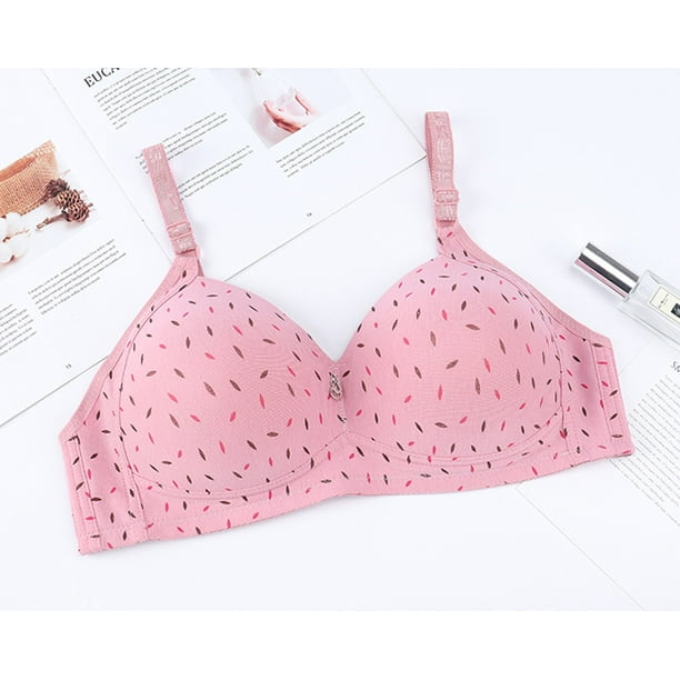 Bras for Small Breasted Women Women Thin Removable Nursing Pads Plain Color  Adjustable Strap Button Comfortable : : Clothing, Shoes 