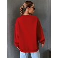 thumbnail image 4 of Sudadera con capucha con estampado de la costa occidental de California para mujer, jersey de manga larga con cuello redondo, ropa deportiva de tendencia coreana, 4 of 4
