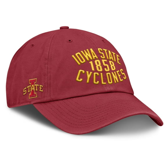 Men's Fanatics Cardinal Iowa State Cyclones Archer Adjustable Hat