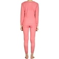 thumbnail image 2 of Lavra Women’s Thermal Set Cotton Waffle Knit Long Johns Underwear Top Pants Winter Pajama, 2 of 7