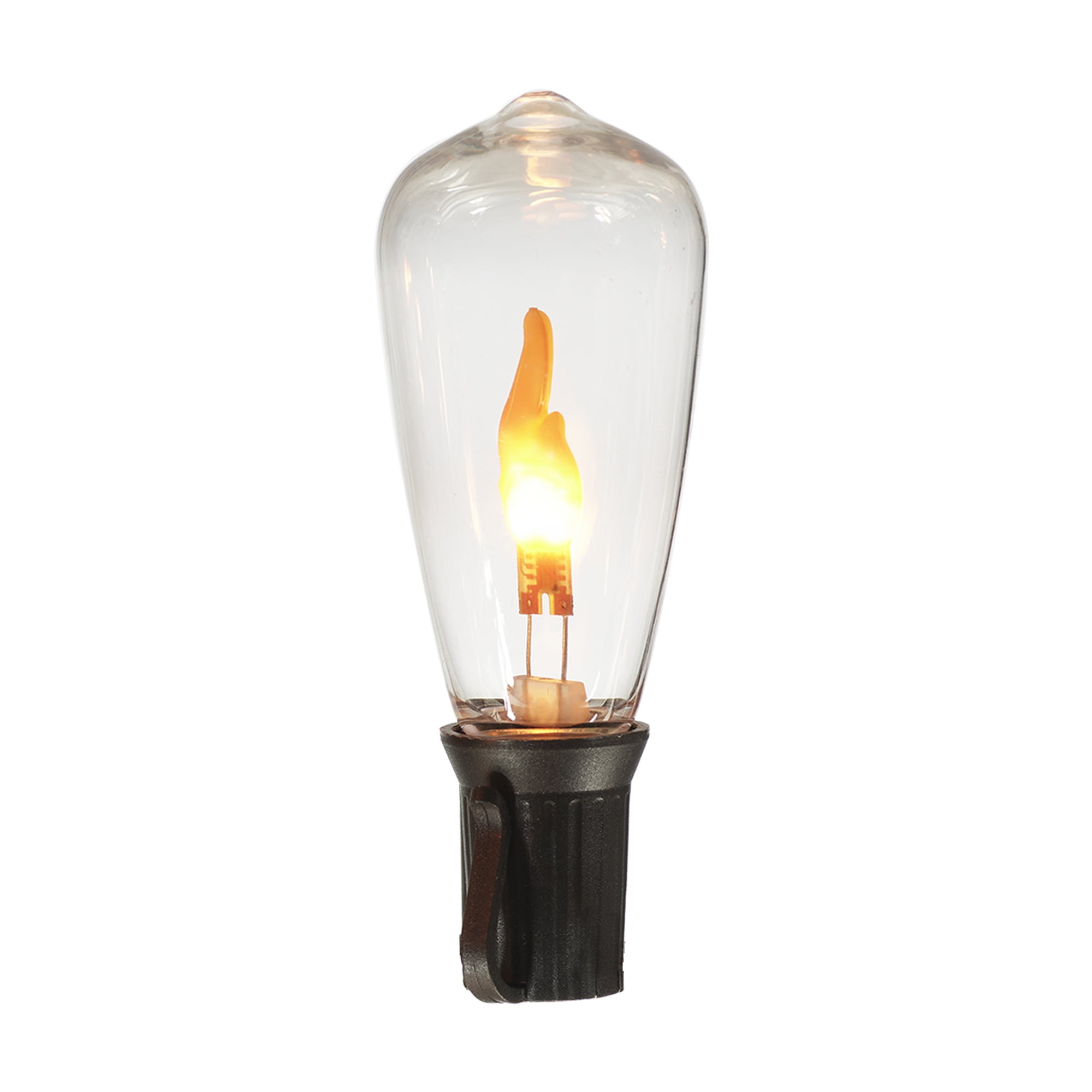 Better Homes & Gardens 10-Count Flickering Flame LED Outdoor Edison String Lights
