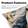 thumbnail image 2 of Horse Inserts Set - 2-Pack Decorative Pillows with Unique Patterns for Throw Pillow Covers for Home Decor, Sofa, Bed - Available in 16x16, 18x18 & 20x20, 2 of 6