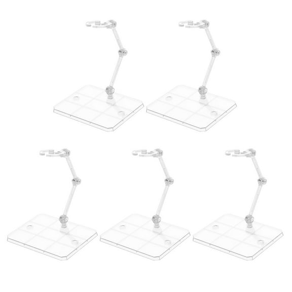 5pcs Action Figure Stands Adjustable Action Figure Display Holder Based Model Stand