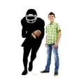 thumbnail image 2 of Football Player Runningback Silhouette, 2 of 3