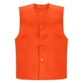 thumbnail image 3 of DIOAZUD Women Men Volunteer Activity Vest Lightweight Button Down Vests Supermarket Uniform Vests Clerk Workwear with Pockets, 3 of 7