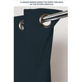thumbnail image 5 of Soundproof Room Divider Curtain | Noise Reduction | Thermal Insulation | 100% Blackout | Patented Technology | Made in Europe | Grommet | 55" W x 95" L | Blue - Slate MC458, 5 of 10