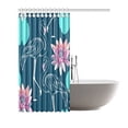 thumbnail image 2 of MKHERT Flamingo Shower Curtain Waterproof Bath Curtain Decor 66x72 inch, 2 of 2