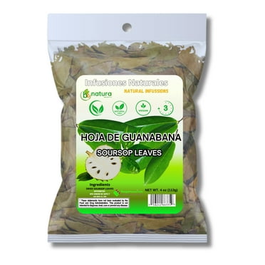 Hojas de Guanabana Herb Tea 4 oz. 113g Whole Soursop Leaves Graviola 100% Natural