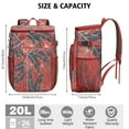 thumbnail image 3 of Exotic Palm Leaf Cooler Bag - 20L High-Capacity, Leakproof & Easy to Clean for Picnics, Work, Travel, 3 of 5