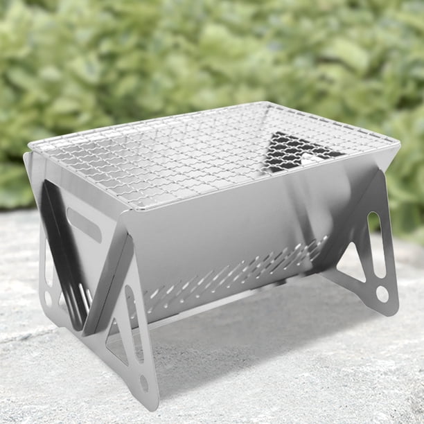 Estufa de leña Estufa de carbón portátil Estufa de acero inoxidable Accesorios de cocina Hugtrwg Para estrenar