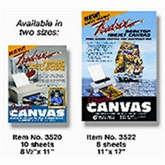 Fredrix 3522IJ Inkjet Canvas 11 X 17 In.- 10 Sheet