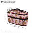 thumbnail image 6 of HELLHERO Capybar Strawberry Pattern Travel Irons Carrying Case with Zipper Travel Iron Organizer, Bag Only, 6 of 6