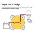 thumbnail image 3 of Battery Battery Disconnect Switch 300A DC12 To 48V Heavy Duty ON OFF Single Circuit For RV Marine Automotive, 3 of 8