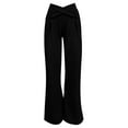 thumbnail image 4 of KKBOTIVE Women's Low Rise Baggy Sweatpants Straight Leg Cargo Pants Casual Trousers Fashion Women's Streetwear Black, Size: L, 4 of 5