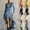 Style1-Light Blue dresses for women, variant on Maqroz Womens V Neck Long Sleeve Dress Ruffle Hem Hi Low Loose Fit Flowy Midi Sundress White XXL