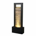 thumbnail image 3 of Versatile Zen Metal Fountain with Stone Brick Accent, 3 of 5