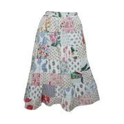 <mark>Mogul</mark> Women's Skirts Printed Patchwork Vintage Maxi Skirts