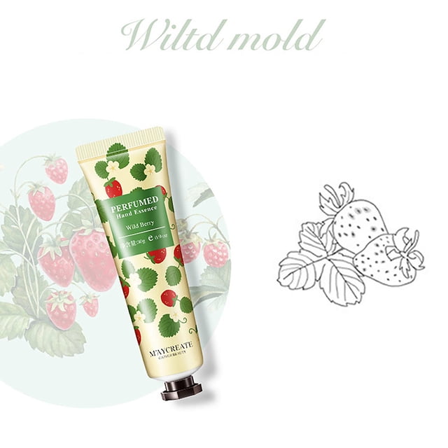 Crema de manos HUOGUO, 30 ml, extractos de plantas, 10 sabores, otoño e invierno
