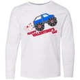 thumbnail image 3 of Inktastic Happy Valentine's Day-monster Truck Long Sleeve Youth T-Shirt, 3 of 5