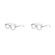 thumbnail image 1 of Sonducket Moda Anti-luz azul Gafas de sol Clásico Ligero Lente transparente Bisagra Hombre Mujer Vintage Anteojos Marco Gafas Negro 2piezas, 1 of 6