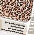 thumbnail image 6 of Howayme Melamine Plastic Serving Tray, 12.9"x9.6" Large Shatterproof Decorative Food Tray for Restaurant, Parties, Kitchen & Outdoor Use, Brown Leopard Pattern, 6 of 6